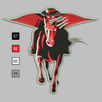 Texas Tech Red Raider Embroidery Design Instant Download 5 Sizes 9 Formats