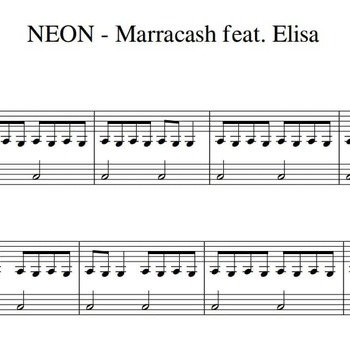 Spartito di "NEON - Marracash feat. Elisa"