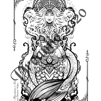Dreamie's Art Nouveau Mermaid