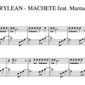 Spartito di "MARYLEAN - MACHETE feat. Marracash" per pianoforte