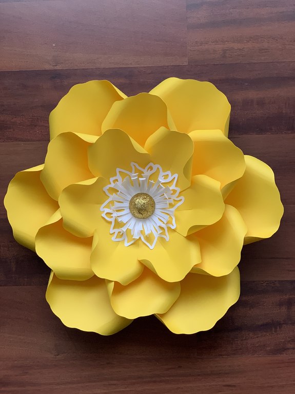 Download SVG PNG DXF Petal 14 Paper Flower Templates Cut files for Cutting Machines Such as Cricut and