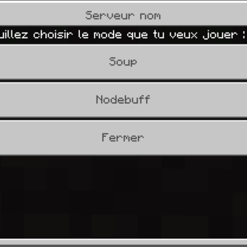 Plugin /mode et /serveur PMMP 4
