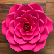 PDF Petal 23 Printable Giant Paper Flower for DIY Project Comes with 6 Sizes Petals + Rose Bud + Bases + Flat Centers for weddings & events