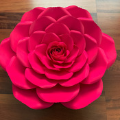 PDF Petal 23 Printable Giant Paper Flower for DIY Project Comes with 6 Sizes Petals + Rose Bud + Bases + Flat Centers for weddings & events