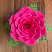 PDF Petal 23 Printable Giant Paper Flower for DIY Project Comes with 6 Sizes Petals + Rose Bud + Bases + Flat Centers for weddings & events