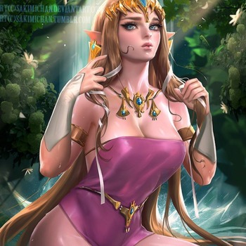 Princess Zelda and Link sexy Lewds Set