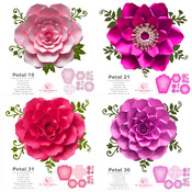 Ultimate Business Kit DIY Paper Flower Template Package 2.0 - The only thing you need to start your own Paper Flower Business Decor 4 events