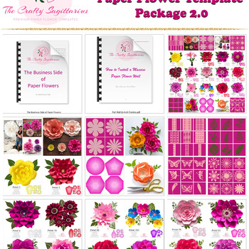 Ultimate Business Kit DIY Paper Flower Template Package 2.0 - The only thing you need to start your own Paper Flower Business Decor 4 events
