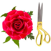 PDF Printable Tiny Rose 7 Cut Files Cutting Machine No resizing needed comes in 6 petal sizes 3-8 inches Rose Petal for bouquet