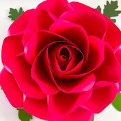 PDF Printable Tiny Rose 7 Cut Files Cutting Machine No resizing needed comes in 6 petal sizes 3-8 inches Rose Petal for bouquet