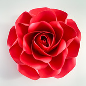 PDF Printable Tiny Rose 7 Cut Files Cutting Machine No resizing needed comes in 6 petal sizes 3-8 inches Rose Petal for bouquet