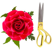 SVG PNG DXF Tiny Rose 7 Cut Files Cutting Machine No resizing needed comes in 6 petal sizes 3-8 inches Rose Petal for bouquet or small decor