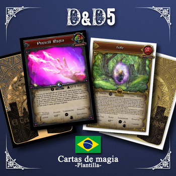 D&D5 Cartas de magia (pt)