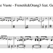 Spartito di "Giornate Vuote - Frenetici&Orange feat. Gemitaiz" per pianoforte