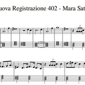 Spartito di "Nuova Registrazione 402 - Mara Sattei" per pianoforte