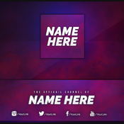 Violette Banner Gaming Template - irazer. Gaming Banner Template Style ...