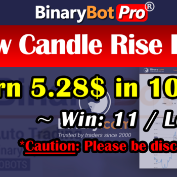 [Binary Bot Pro] New Candle Rise Fall (28-Mar-2020)