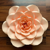 PDF Petal 24 Printable DIY Giant Paper Flower Template Make Unlimited 20" Rose or Various Sizes Paper Flowers w/ lots of Free Video Tutorial