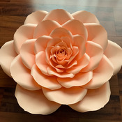 PDF Petal 24 Printable DIY Giant Paper Flower Template Make Unlimited 20" Rose or Various Sizes Paper Flowers w/ lots of Free Video Tutorial