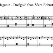 Spartito di "Elegante - Drefgold feat. Sfera Ebbasta" per pianoforte