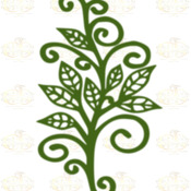 Set 7 Svg Png Dxf 6 different Leaves for Paper Flowers- MACHINE use Only (Cricut and Silhouette) DIY and Handmade Leaves Templates