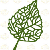 Set 7 Svg Png Dxf 6 different Leaves for Paper Flowers- MACHINE use Only (Cricut and Silhouette) DIY and Handmade Leaves Templates