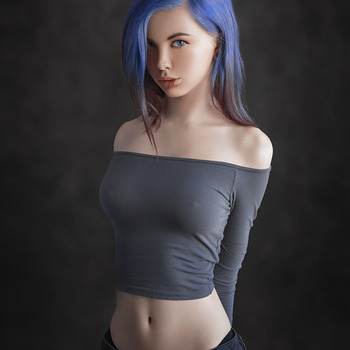 Blue hair