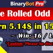 [Binary Bot Pro] Triple Rolled Odd Even (11-Jun-2020)
