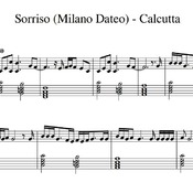 Spartito di "Sorriso (Milano Rateo) - Calcutta" per pianoforte