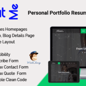 AboutMe - Personal Portfolio Resume Template