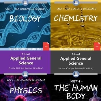 AQA Applied General Science - Unit 1 and Unit 4 Bundle AQA Applied General Science