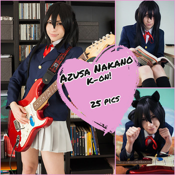 Azusa Nakano - K-ON! | Full HD cosplay set