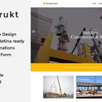 Konstrukt - HTML5 Construction & Building Template