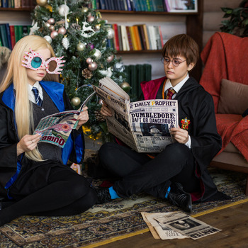 Luna and Harry