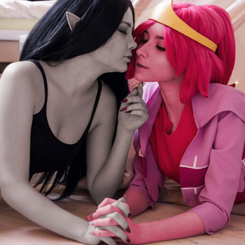 Marceline and Bubble Gum