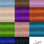 Pack of 11 Hair Textures + Baby Hairs