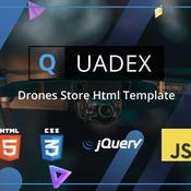 Quadex - Drones Store Html Template