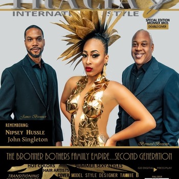 TRACIA J INTERNATIONAL STYLE DIGITAL MAGAZINE SPECIAL BRONNER BROTHERS HAIR SHOW DOUBLE COVER EDITION