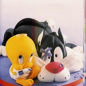 Instant download of project :Sculpting Art Dolls in Polymer Clay --yellow duck and cartoon dog