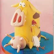 Instant download of project :Sculpting Art Dolls in Polymer Clay --pig