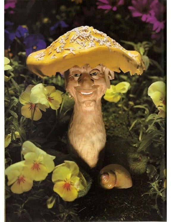Instant download of project :Sculpting Art Dolls in Polymer Clay --mushroom