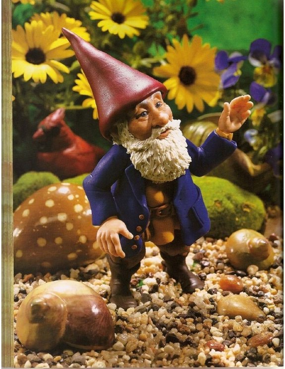 Instant download of project :Sculpting Art Dolls in Polymer Clay --fairy old man