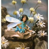 Instant download of project :Sculpting Art Dolls in Polymer Clay --blue dress fairy girl