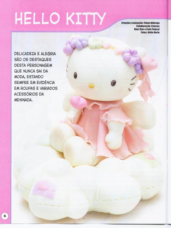 instant download project :Doll's House Projects with Polymer Clay---white cat