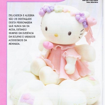 instant download project :Doll's House Projects with Polymer Clay---white cat