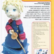 instant download project :Doll's House Projects with Polymer Clay---gold hair boy