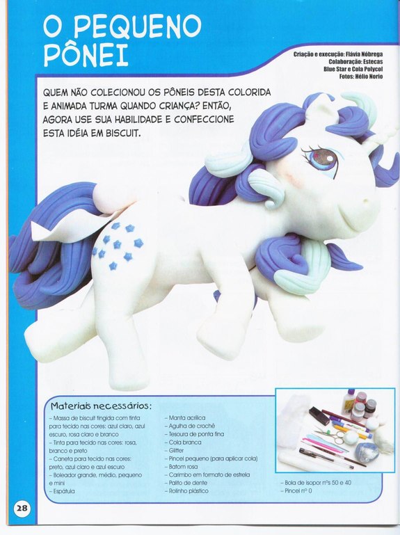 instant download project :Doll's House Projects with Polymer Clay---pony