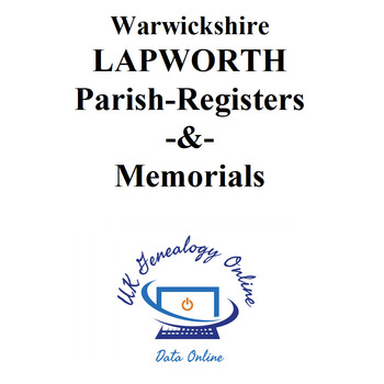 Warwickshire Lapworth Parish Registers & Memorials