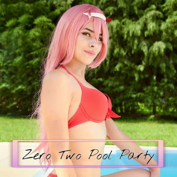 Zero Two Pool Party - Exclusive Set (6 photos Full HD)