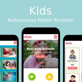 Kids - Multipurpose Mobile Template